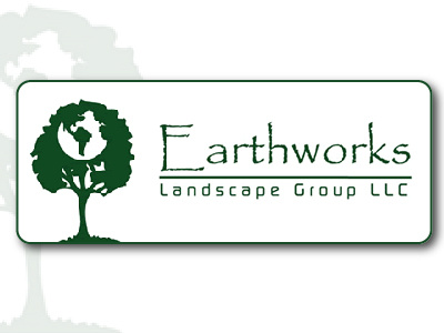 Earthworks Landscape Logo branding logo