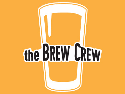 Brew Crew Logo beer logo sticker