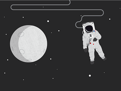 Spaceman comp design graphicdesign illustration infographic tv ui vector