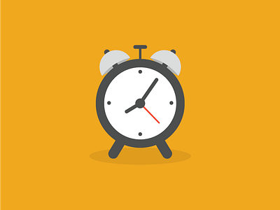 Tic Toc clock design flat graphic graphic design illustration time vector