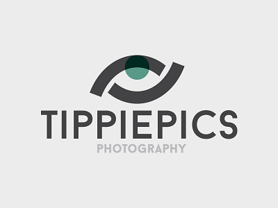 Tippiepics Logo Concept 2 brand branding concept design eye graphic design logo mark photography