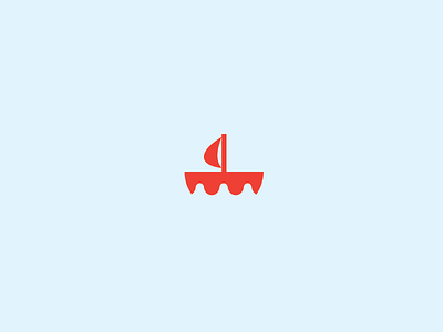 Boat Logo badge brand branding concept design graphic design icon logo mark ui