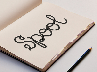 Spool Logo Concept app clean concept design graphic line logo mono type typography ui