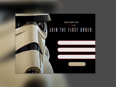 Daily UI dailyui design form signup starwars ui ux