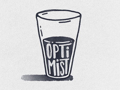 The Optimist Cup design graphic design illustration lettering type typography