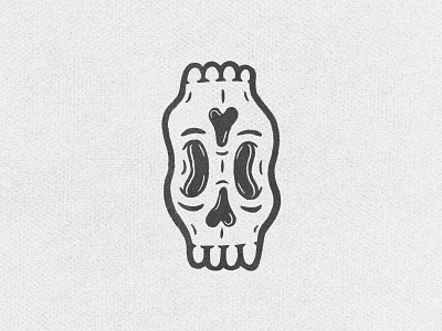 Double Trouble concept design graphic design icons illustrate illustration skull skulls