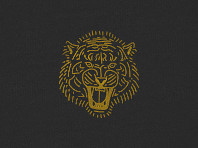 Stay Fierce My Friends concept design fierce graphic design head icons illustrate illustration line tiger