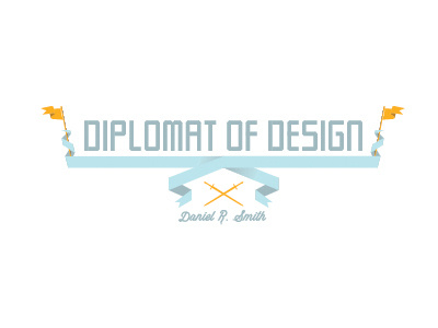 Diplomat design graphic illustration magazine masthead typography