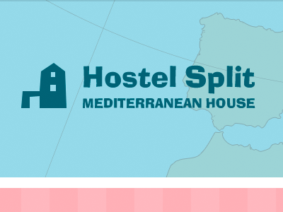 Hostel Split hostel icon map mediterranean youth
