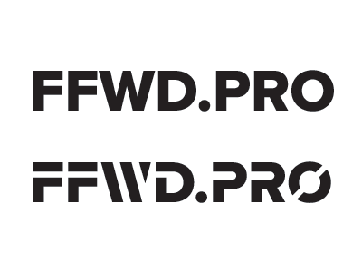 FFWD.PRO logo ffwdpro logo proxima type