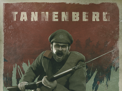 Tannenberg - The Eastern Front design distress game great war illustration logotype military poster propaganda world war 1 ww1