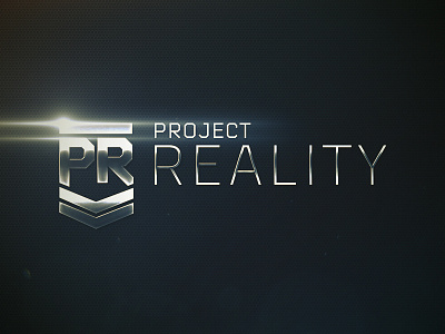 Project Reality chrome flare logo