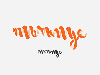 Morange (Call for help) feedback hand drawn logo logotype type typography