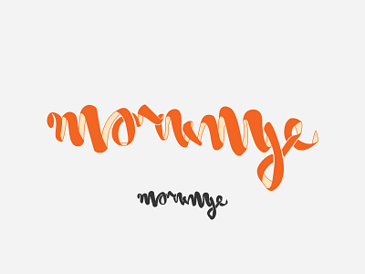 Morange v2 feedback hand drawn logo logotype type typography