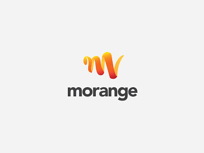 M is for Morange logo logotype typography