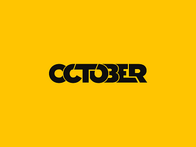 October feedback hand drawn logo logotype type typography