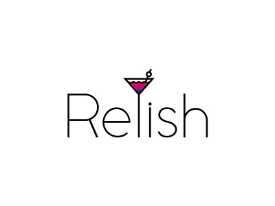 Relish Branding advertising branding cocktail design graphic design icon illustration logo love marketing relish sketch