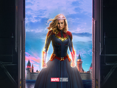 Captain Marvel avengers avengersendgame captain marvel comics creative design graphic design marvelcomics minimal