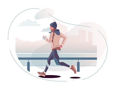 Runner girl illustration adobe illustrator affinity designer illustration runner runner girl runner illustration sport vector vector runner vectorart