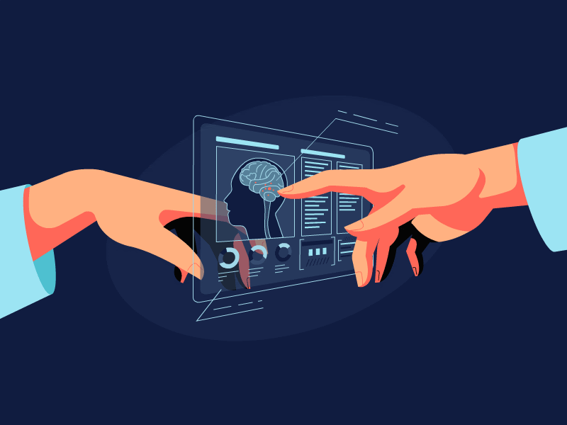 Artificial Intelligence In medicine by Anastasiya Melnikova on Dribbble