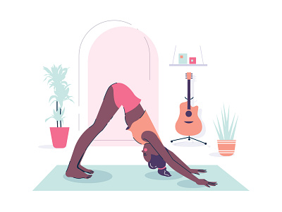 Yogagirl designs, themes, templates and downloadable graphic elements on  Dribbble