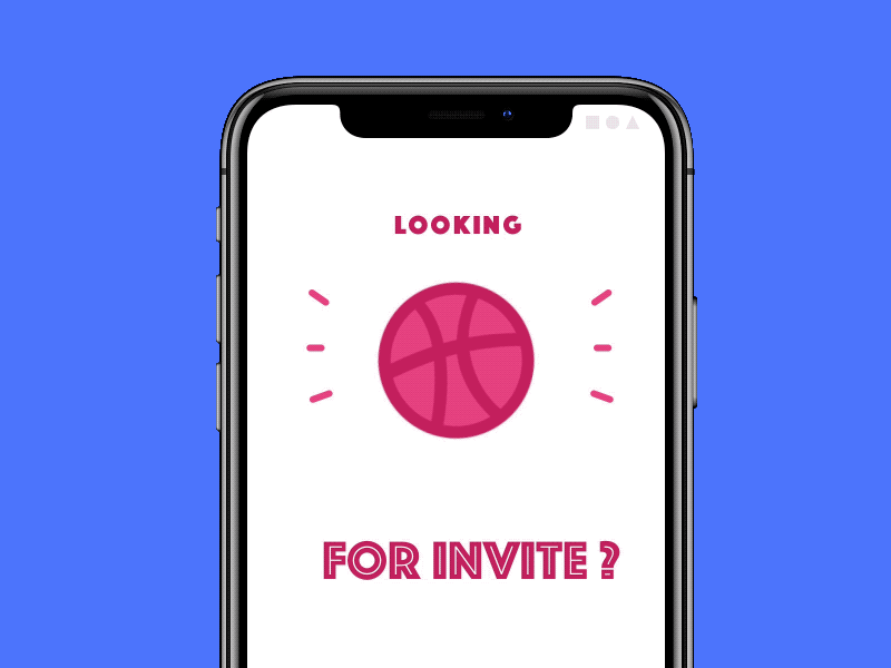 Dribbble Invite Give Away animation dribbble give