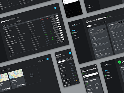 PWSWeather // User Dashboard application dashboard design interface ui weather web