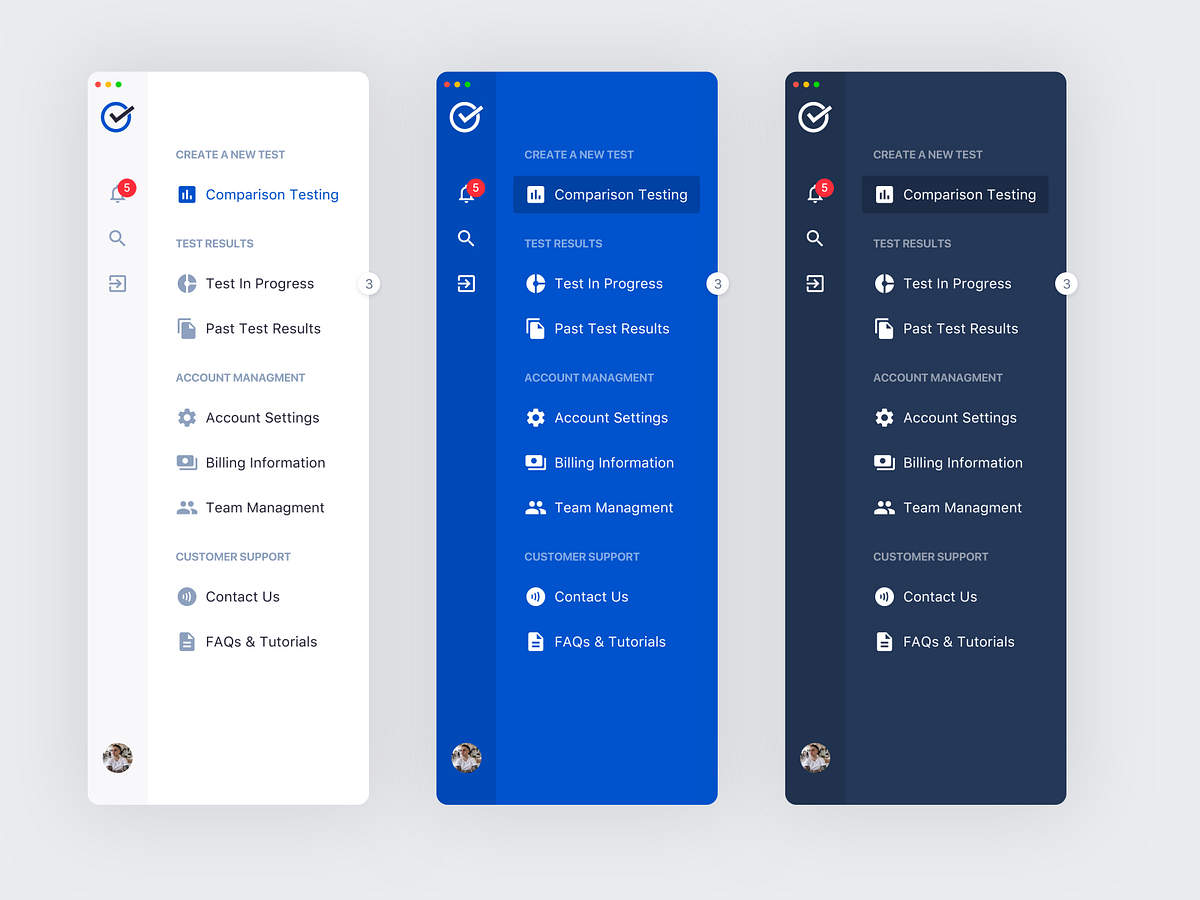 Menu Navigation By Andrew For Fivecube On Dribbble