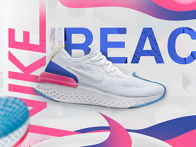 Nike react advertisement advertisement nike off white shoe.