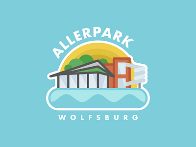 Allerpark Badge badge badgedesign design graphicdesign logo outdoor