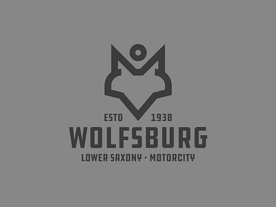 Logo Design „Wolfsburg“ branding ddc draplin illustrator logo logodesign