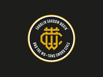Wu-Tang Clan Badge badge badgedesign graphicdesign logo logodesign