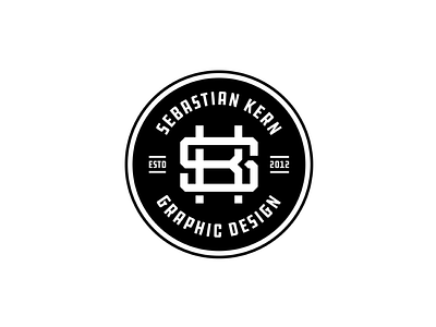 Final Badge (Sebastian Kern) badge badgedesign branding design graphicdesign logodesign logomaker logos monogram symbol trademark