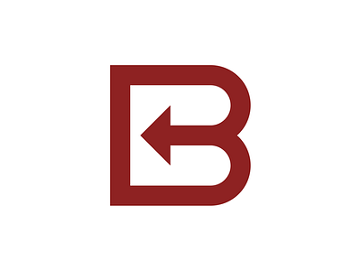 B / Back / Backwards Mark logo mark minimalism monogram symbol type
