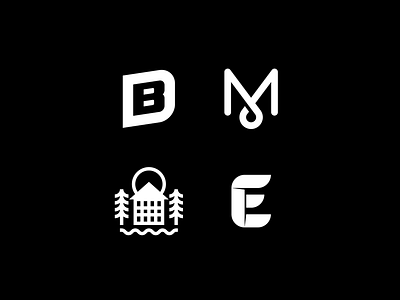 Some marks I designed in 2018 (2/3) branding graphicdesign logo logodesign monogram negativespacelogos