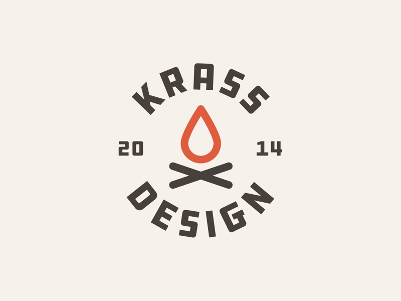 Logo for KRASS Design mark illustration logo corporate design branding logodesign