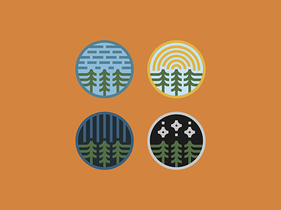 Seasons badge bold graphic logo nature outdoor outdoorbadge