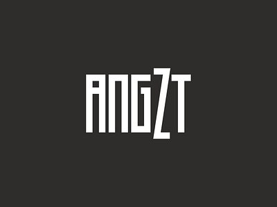 Bandlogo for Crossover Band „Angzt“ bandlogo branding lettering letters logo logoartist type typeface typesetting wordmaker