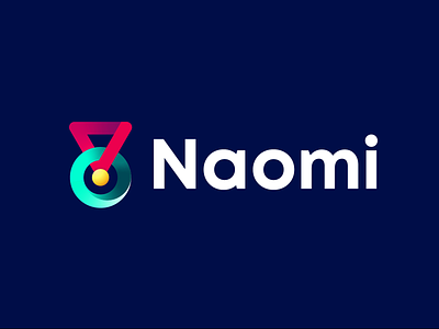 Ridmi + Titchmi = Naomi branding color colors e learning gradient logo solution