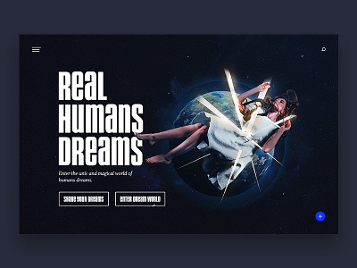 REAL HUMANS DREAMS dreams ui ux webdesign