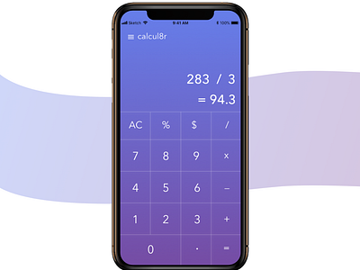 Daily UI Challenge - Day 04 - Calculator