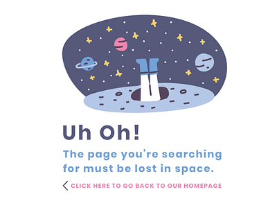 Daily UI Challenge - Day 08 - 404 Page