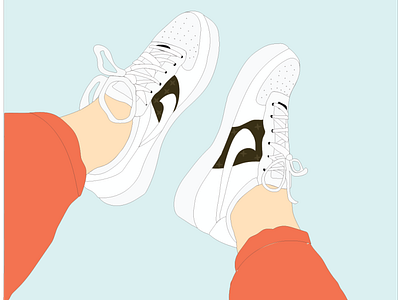 Nike Shoe Illustration design designer illustration illustration art illustrator nike toronto ui user interface vector