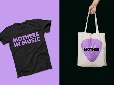 MOTHERS IN MUSIC MERCH belfast branding design logo merchandise music northern ireland rock