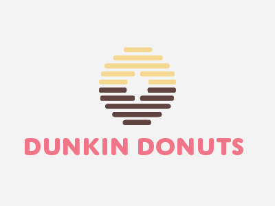 Dunkin Donuts Logo by John Ward on Dribbble