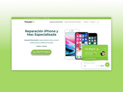 Ihousefix Medellín design logo ui ux web web design website