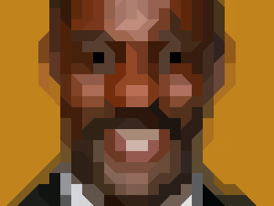 ZEEHA : Portrait of Idris Elba elba pixel portrait