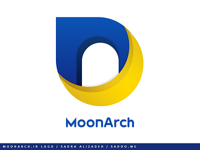 Moonarch Logo arch icon logo moon