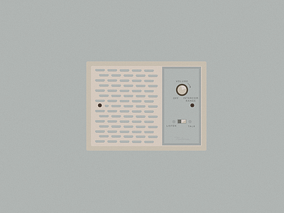 Nutone Intercom illustration illustrator intercom nutone radio