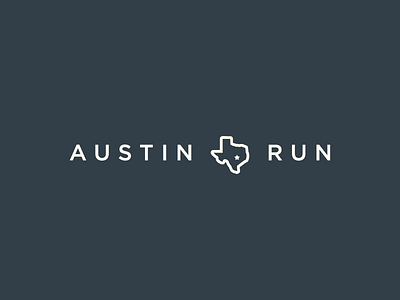 Austin Run austin austin run branding identity illustrator logo logos run thirty thirtylogos